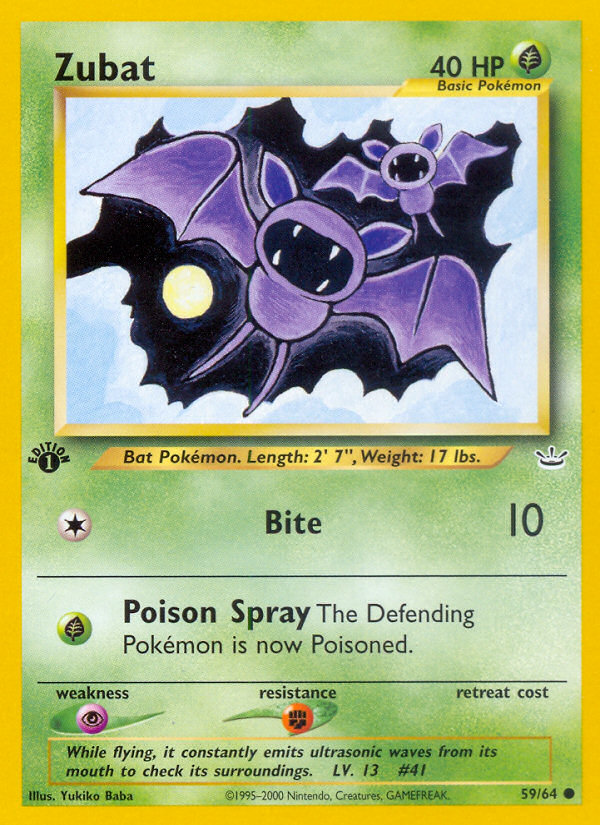 Zubat — Neo Revelation #059 / 64