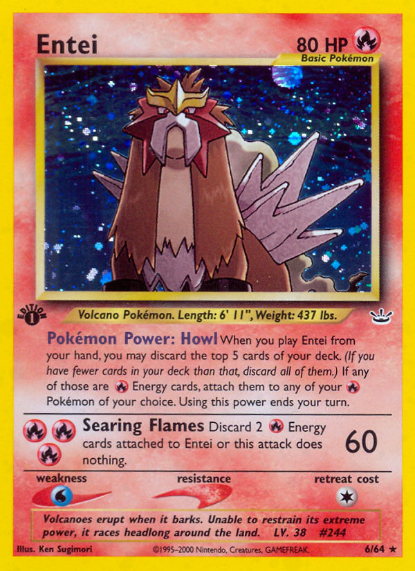 Entei — Neo Revelation #006 / 64