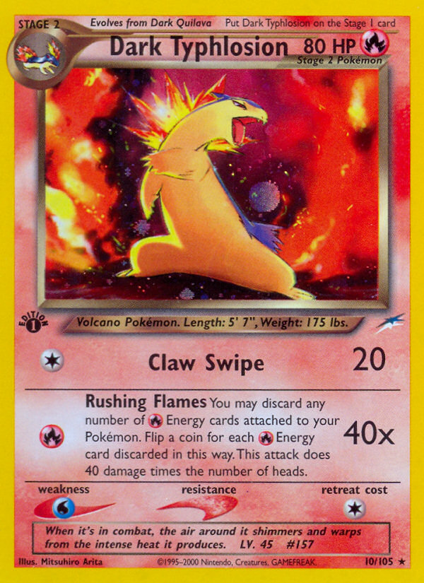 Dark Typhlosion — Neo Destiny #010 / 105
