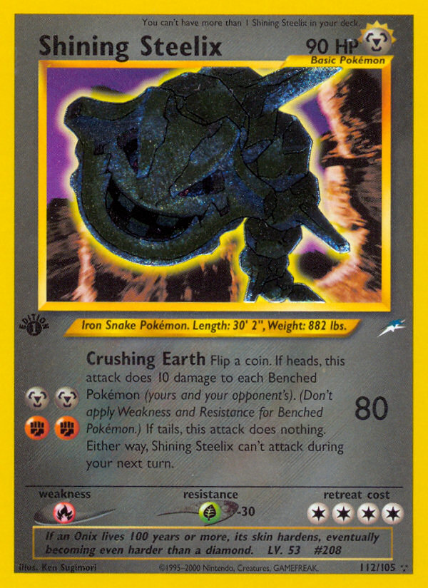 Shining Steelix — Neo Destiny #112 / 105