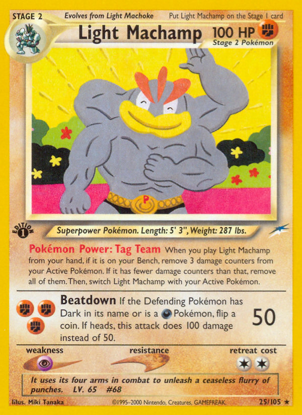 Light Machamp — Neo Destiny #025 / 105