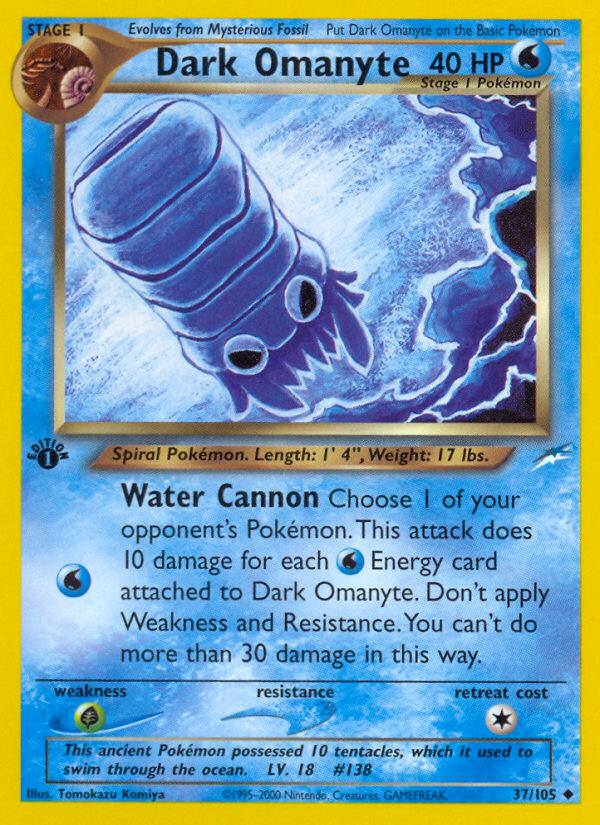 Dark Omanyte — Neo Destiny #037 / 105