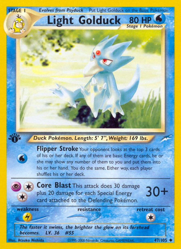 Light Golduck — Neo Destiny #047 / 105