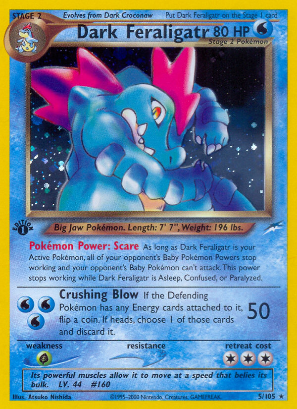 Dark Feraligatr — Neo Destiny #005 / 105