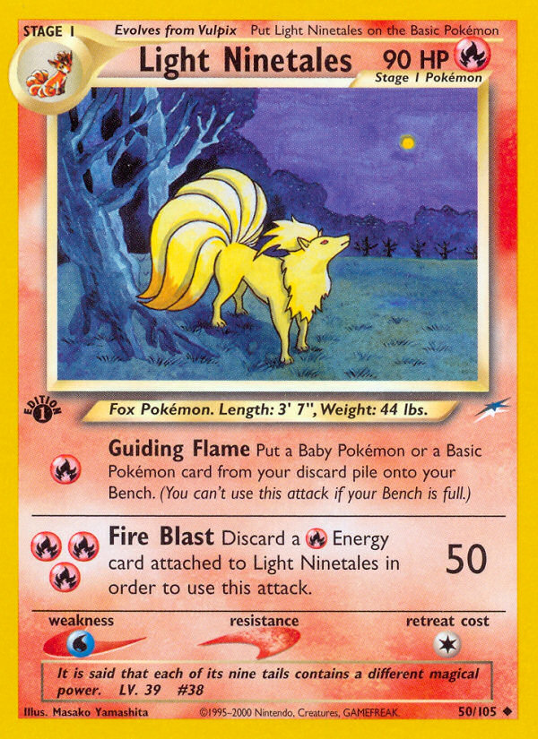 Light Ninetales — Neo Destiny #050 / 105