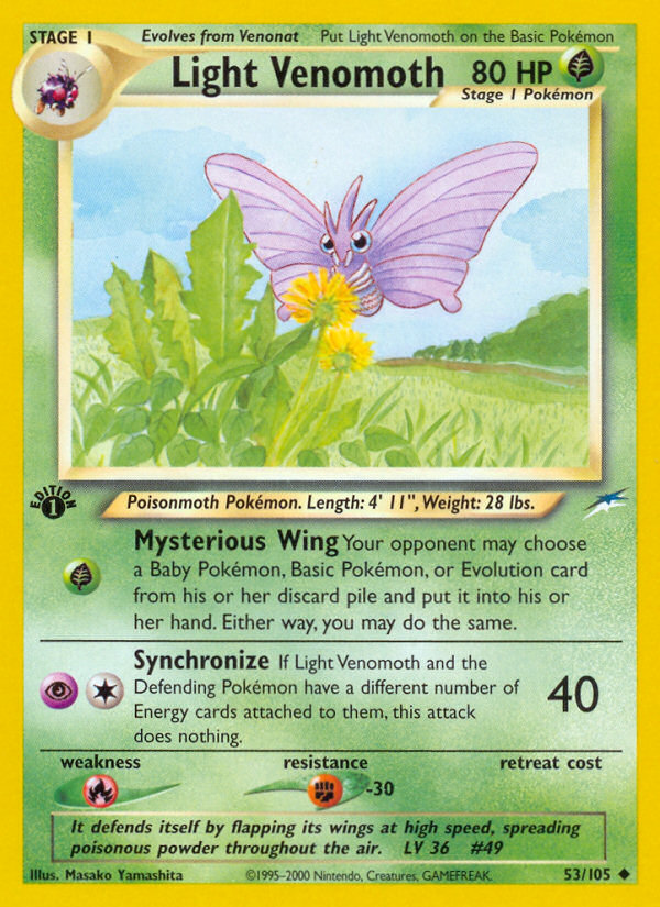 Light Venomoth — Neo Destiny #053 / 105