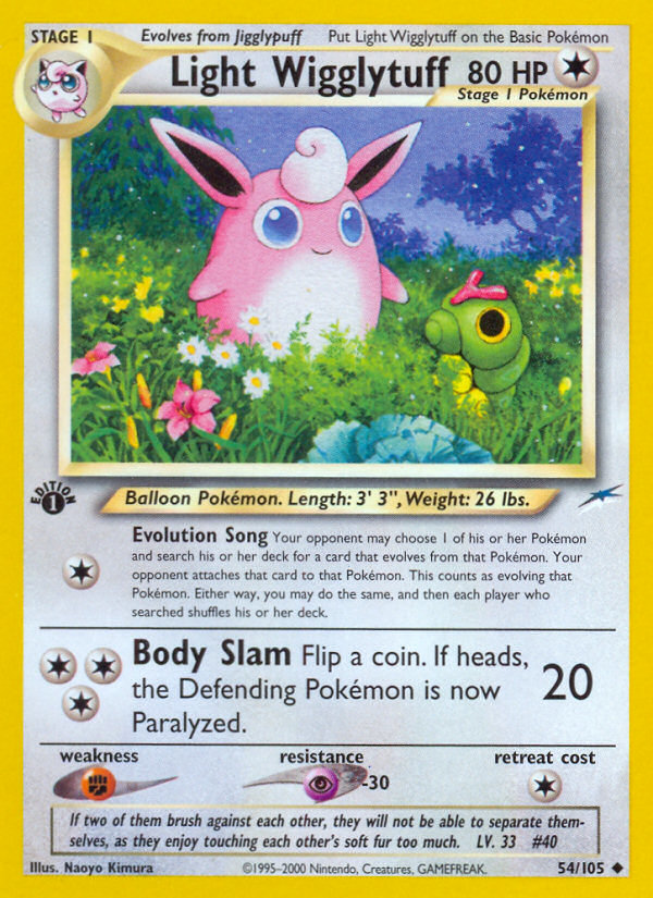 Light Wigglytuff — Neo Destiny #054 / 105