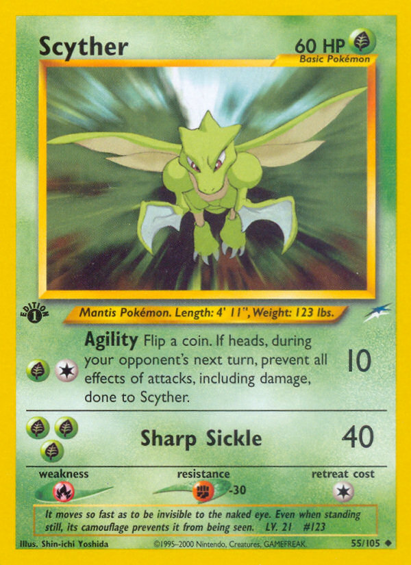 Scyther — Neo Destiny #055 / 105
