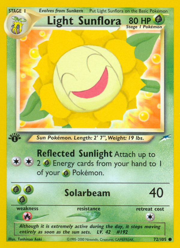 Light Sunflora — Neo Destiny #072 / 105