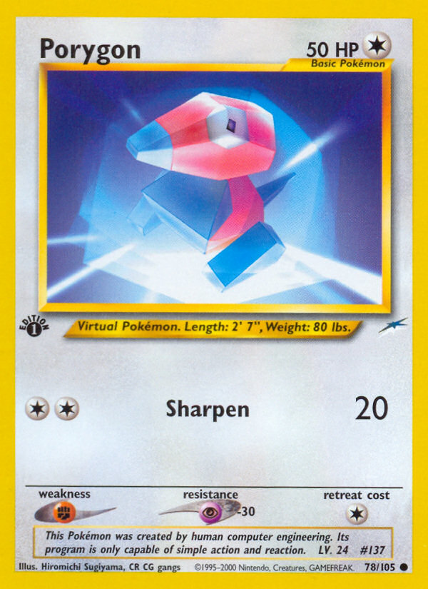 Porygon — Neo Destiny #078 / 105