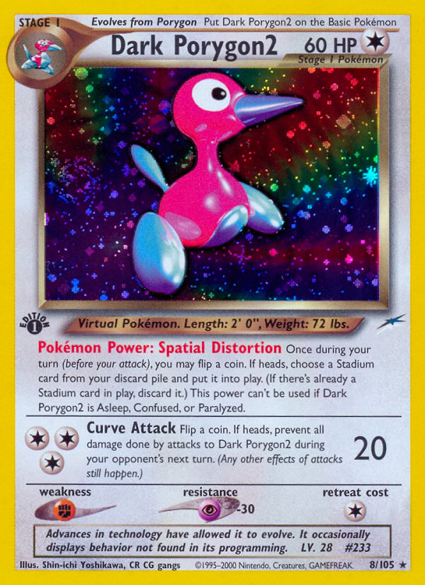 Dark Porygon2 — Neo Destiny #008 / 105