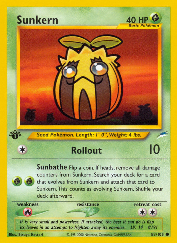 Sunkern — Neo Destiny #083 / 105