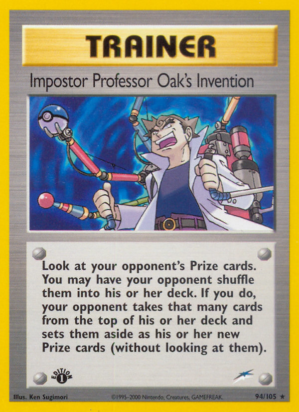 Impostor Professor Oak's Invention — Neo Destiny #094 / 105