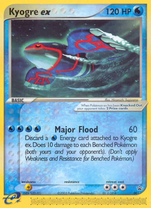Kyogre ex — Nintendo Black Star Promos #001 / 40