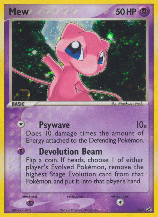 Mew — Nintendo Black Star Promos #040 / 40