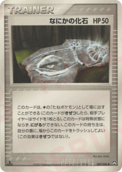 なにかの化石