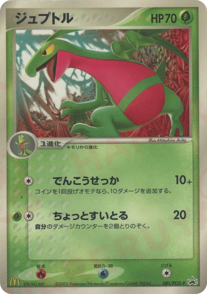 Grovyle — PCG Promos #081 / 153