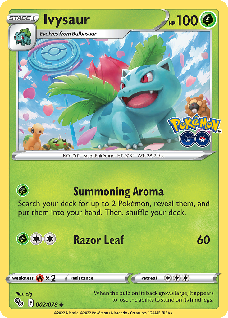 Ivysaur — Pokémon GO #002 / 78