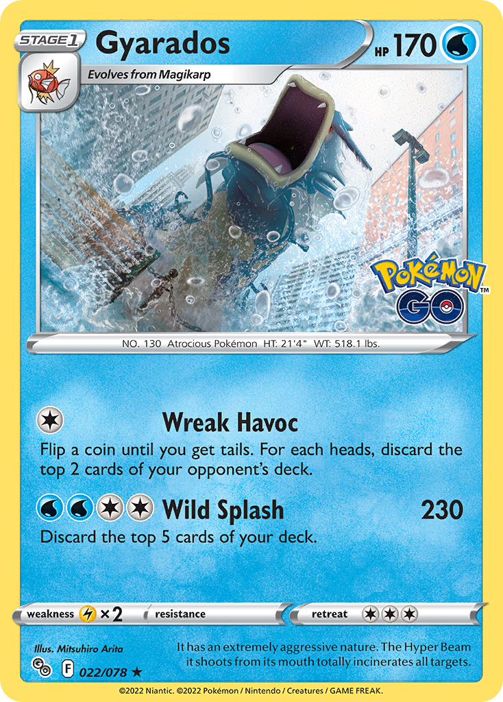 Gyarados — Pokémon GO #022 / 78