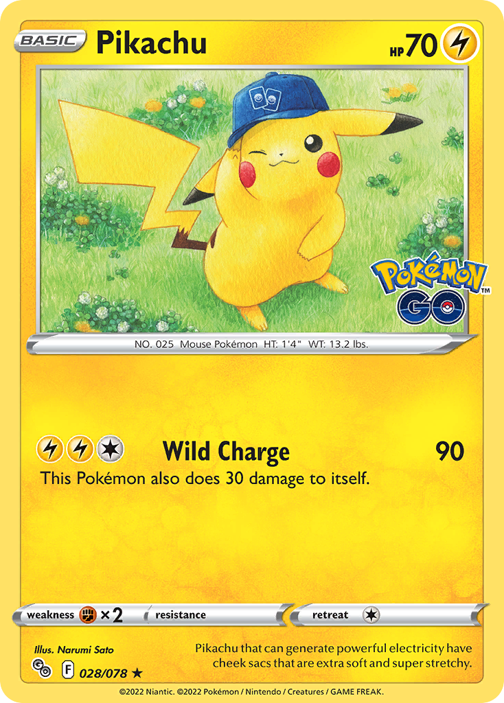 Pikachu — Pokémon GO #028 / 78