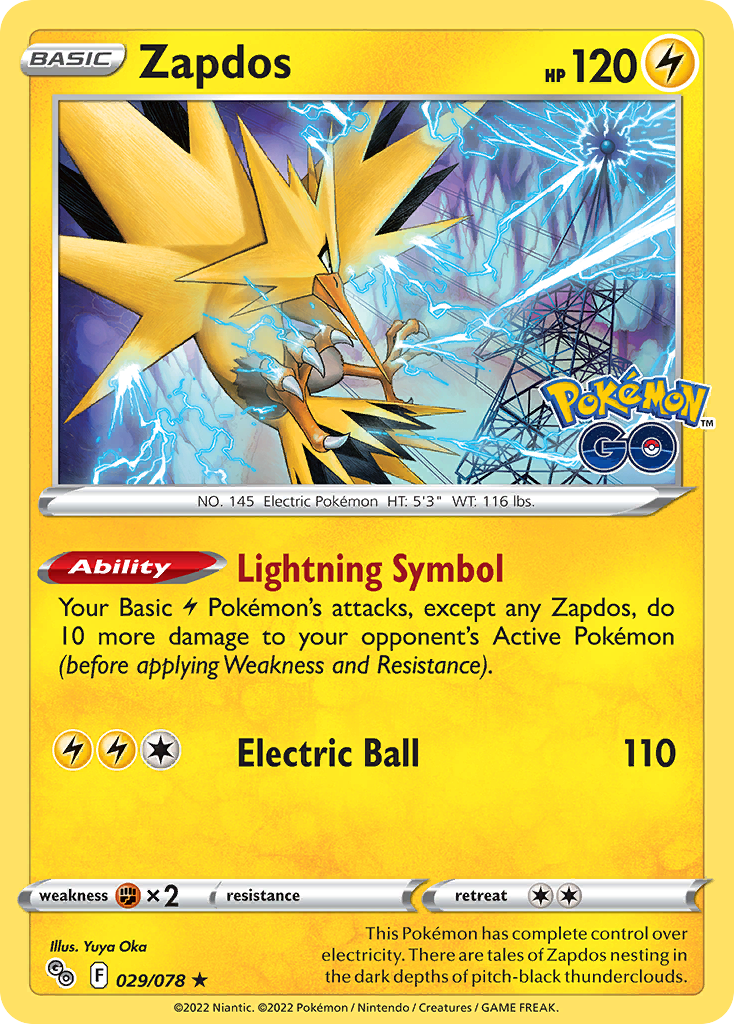 Zapdos — Pokémon GO #029 / 78
