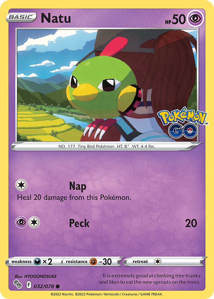 Natu — Pokémon GO #032 / 78
