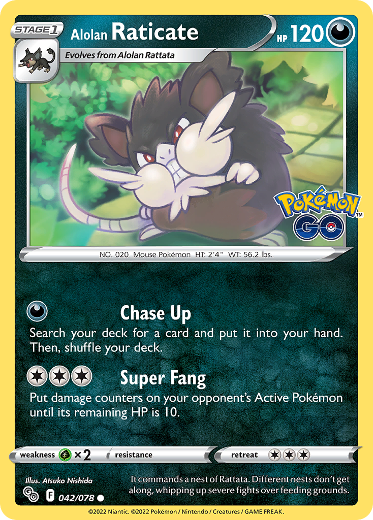 Alolan Raticate — Pokémon GO #042 / 78