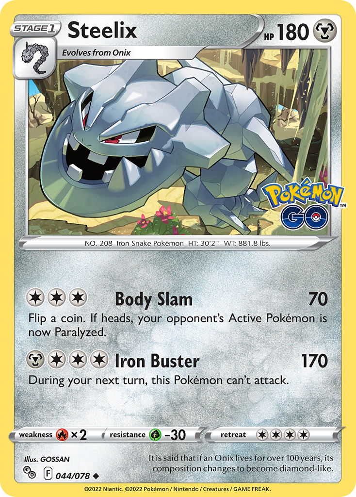Steelix — Pokémon GO #044 / 78