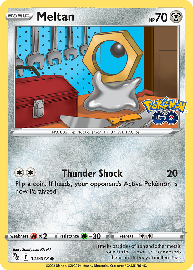 Meltan — Pokémon GO #045 / 78
