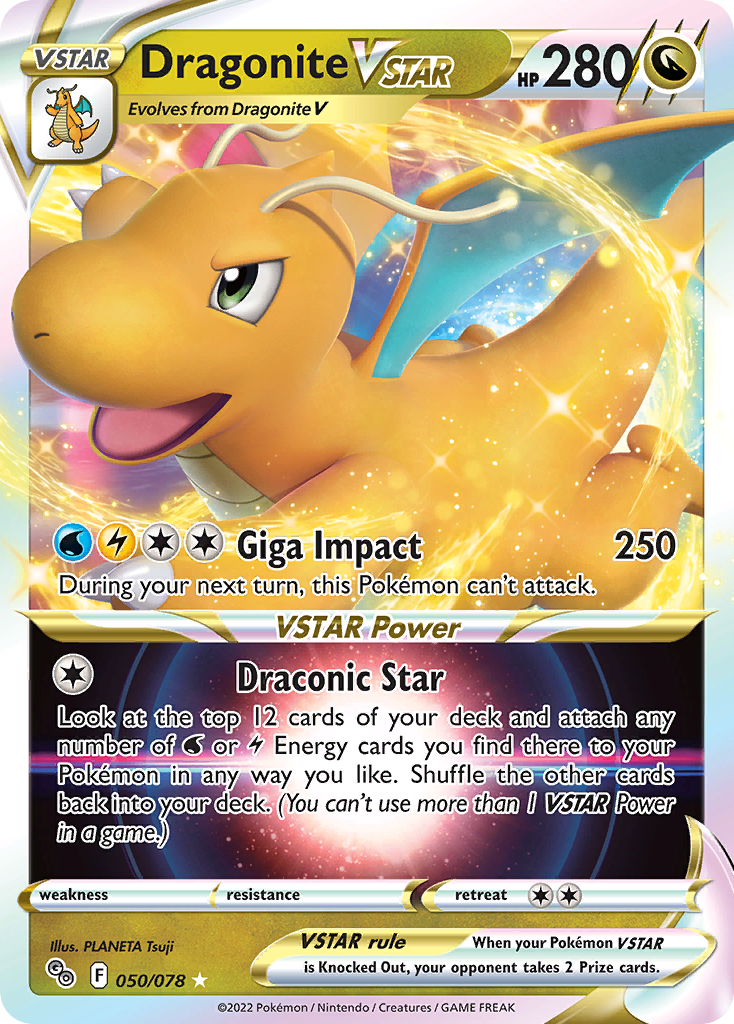 Dragonite VSTAR — Pokémon GO #050 / 78