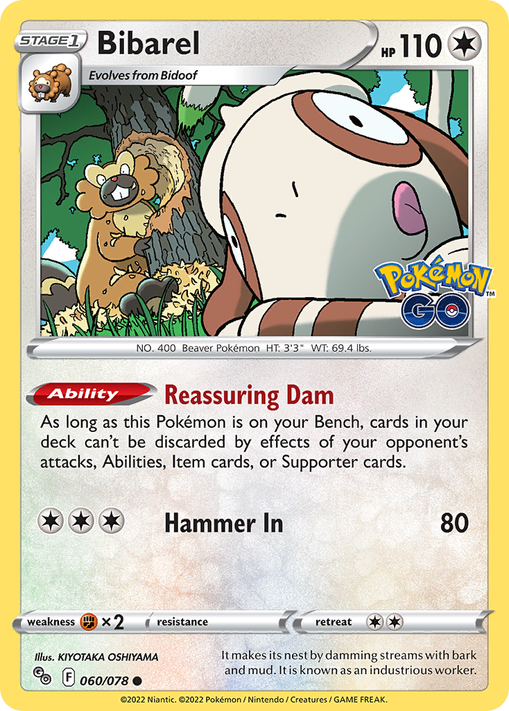 Bibarel — Pokémon GO #060 / 78