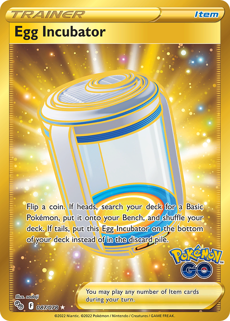 Egg Incubator — Pokémon GO #087 / 78