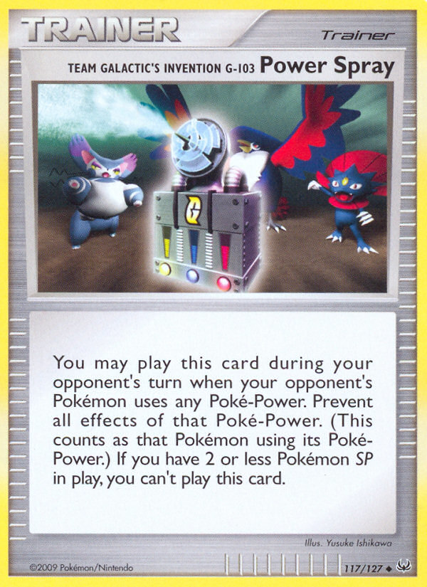 Team Galactic's Invention G-103 Power Spray — Platinum #117 / 127