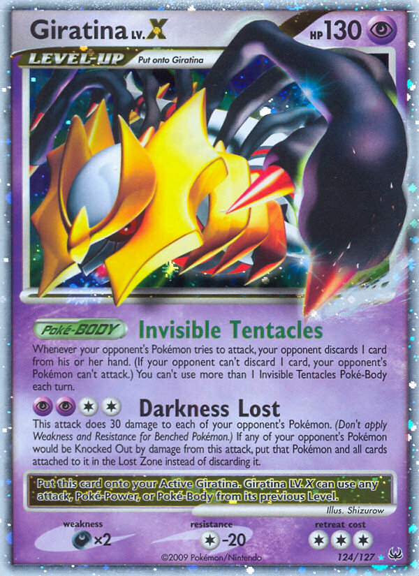 Giratina LV.X — Platinum #124 / 127