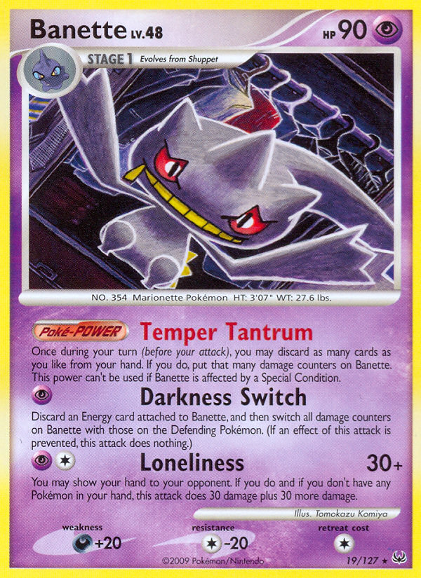 Banette — Platinum #019 / 127