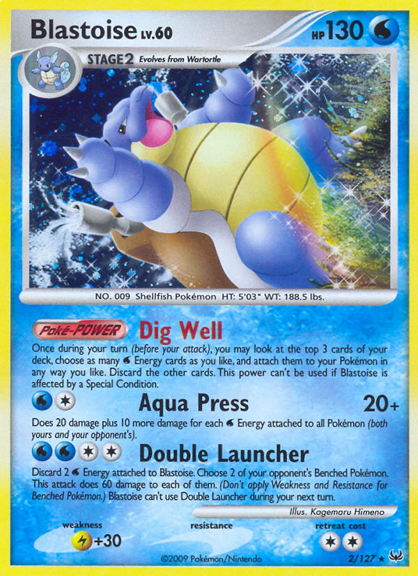 Blastoise — Platinum #002 / 127