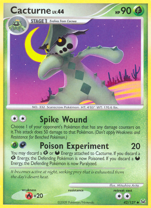 Cacturne — Platinum #042 / 127