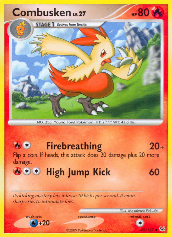 Combusken — Platinum #045 / 127