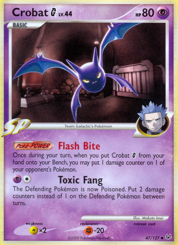 Crobat G — Platinum #047 / 127