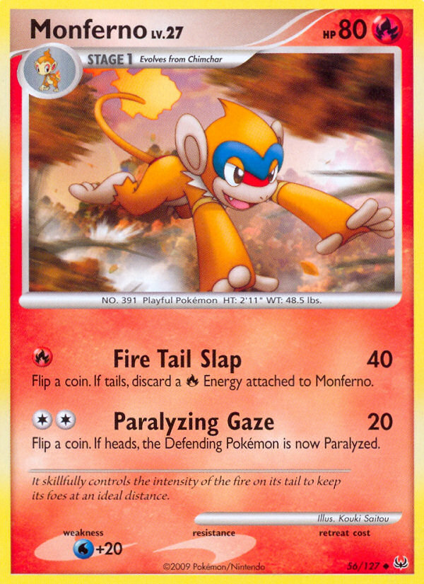 Monferno — Platinum #056 / 127