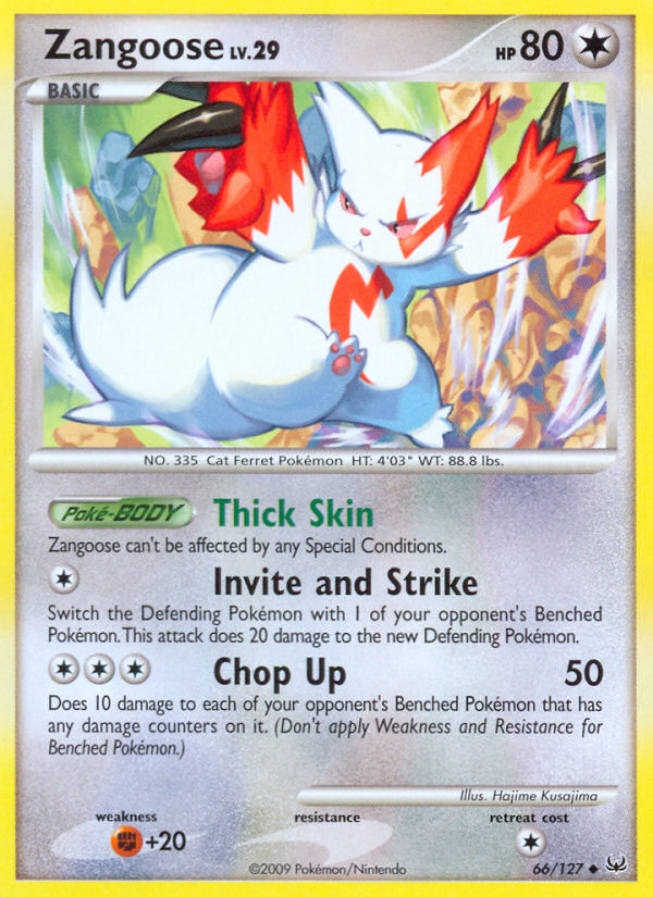 Zangoose — Platinum #066 / 127