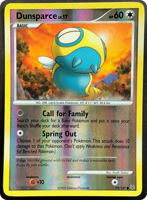 Dunsparce — Platinum #073 / 127