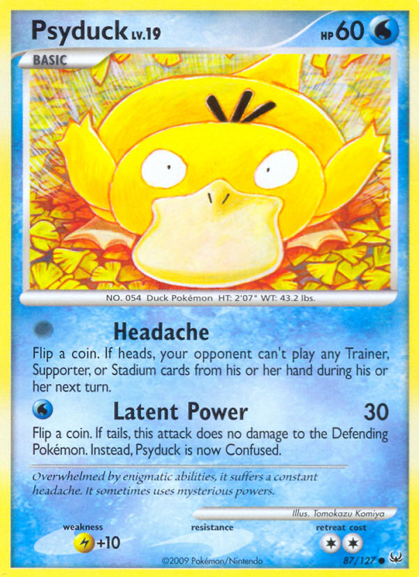 Psyduck — Platinum #087 / 127