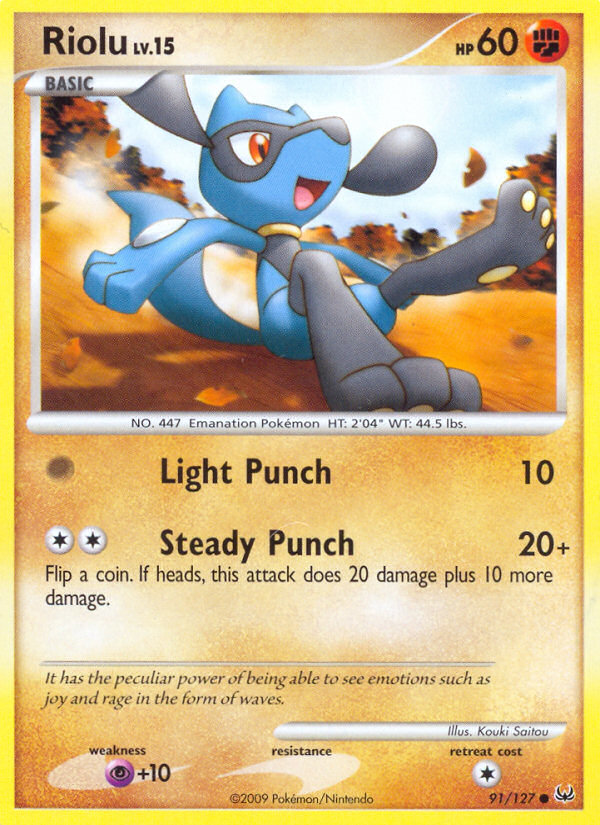 Riolu — Platinum #091 / 127