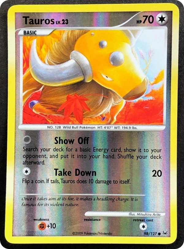 Tauros — Platinum #098 / 127
