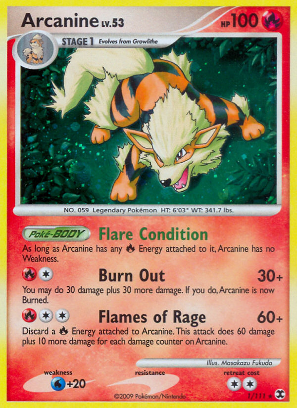 Arcanine — Rising Rivals #001 / 111