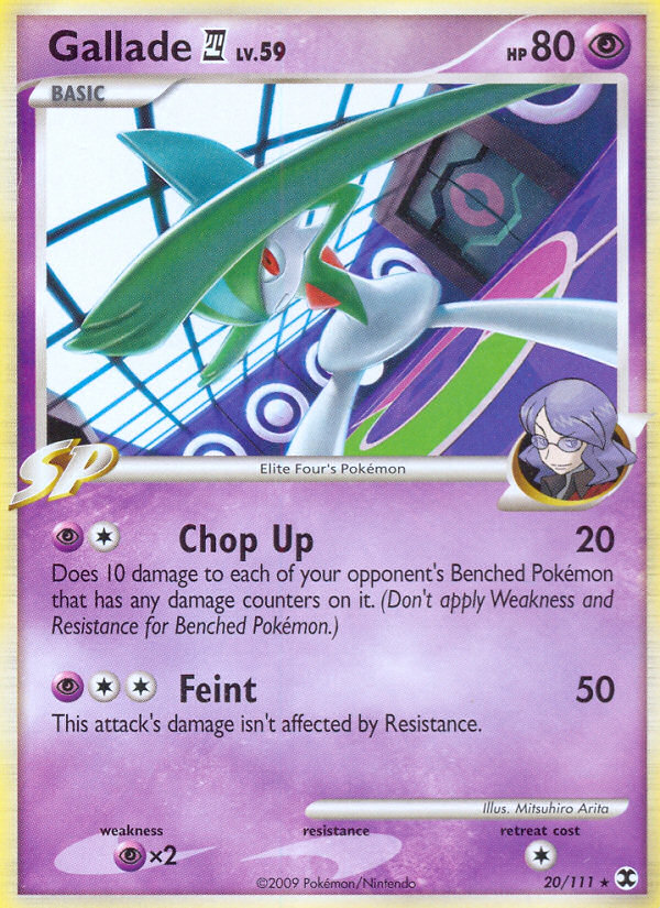 Gallade E4 — Rising Rivals #020 / 111