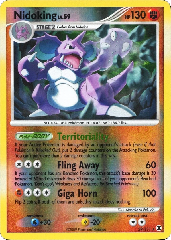 Nidoking — Rising Rivals #029 / 111
