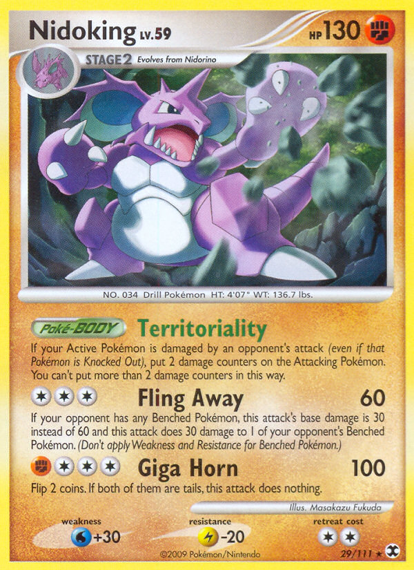 Nidoking — Rising Rivals #029 / 111