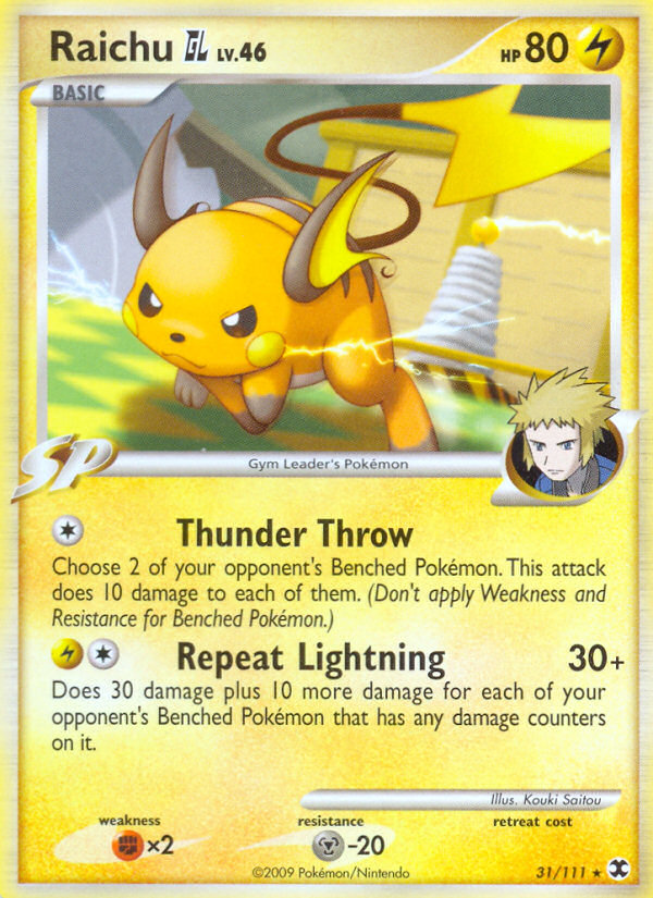 Raichu GL — Rising Rivals #031 / 111